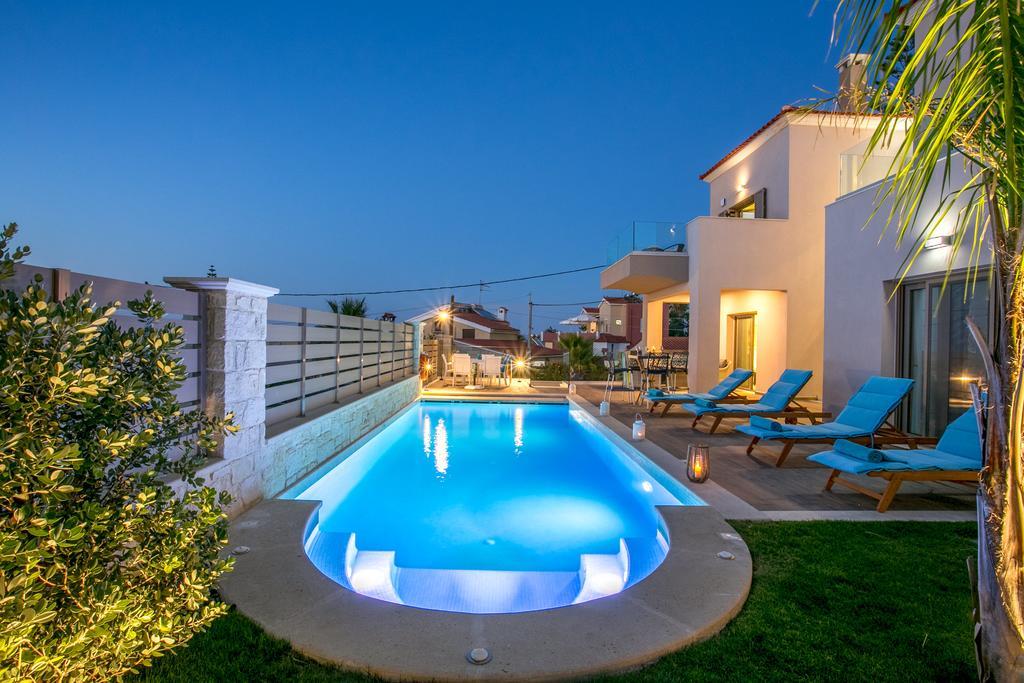 Superior Villa Marina Mare Sauna Hammam Nea Kydonia Екстериор снимка