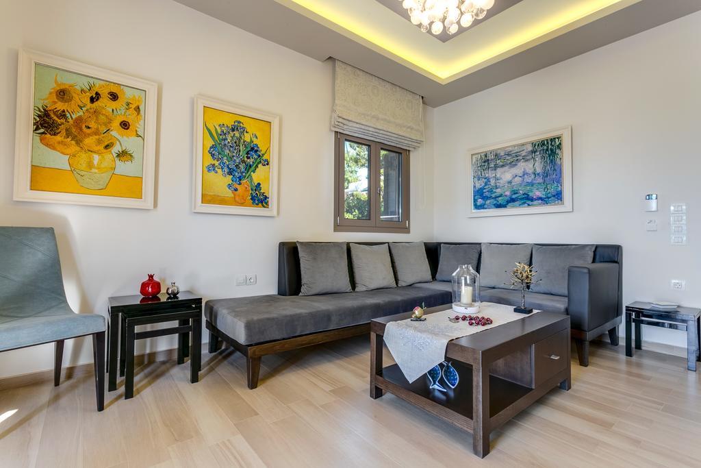 Superior Villa Marina Mare Sauna Hammam Nea Kydonia Екстериор снимка
