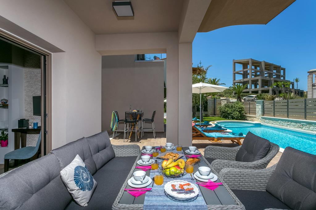 Superior Villa Marina Mare Sauna Hammam Nea Kydonia Екстериор снимка