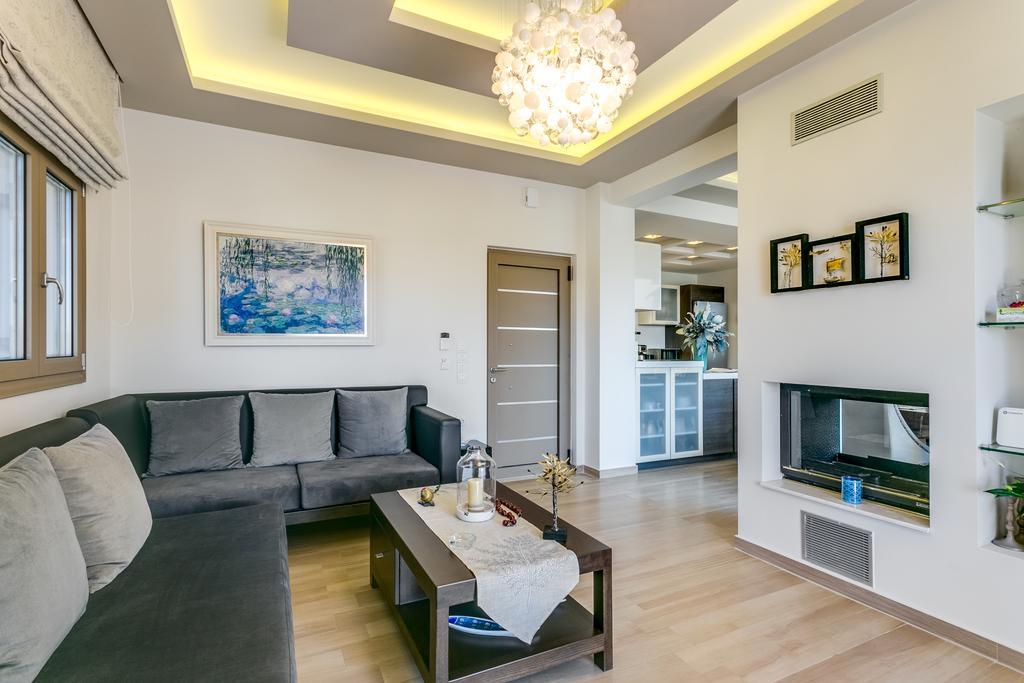 Superior Villa Marina Mare Sauna Hammam Nea Kydonia Екстериор снимка